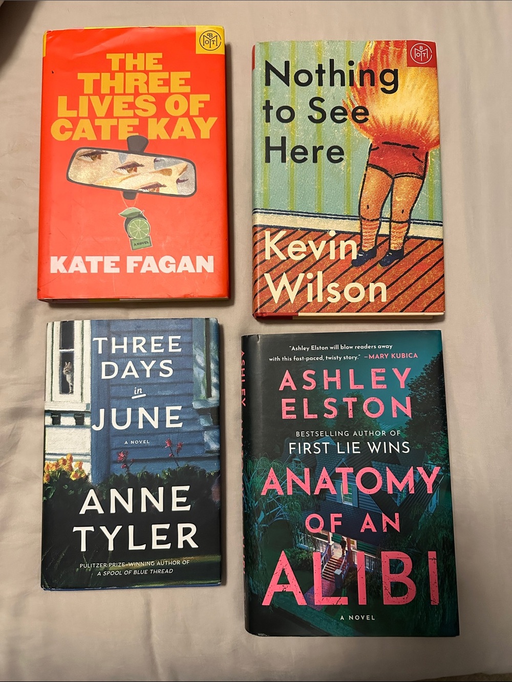 Bundle of 4 hardcover novels